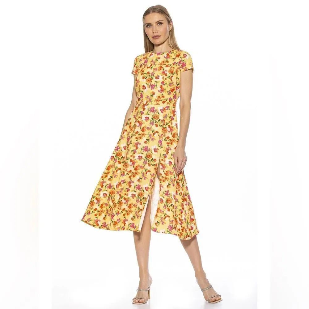 ALEXIA ADMOR LILY MIDI DRESS - Picture 2 of 15